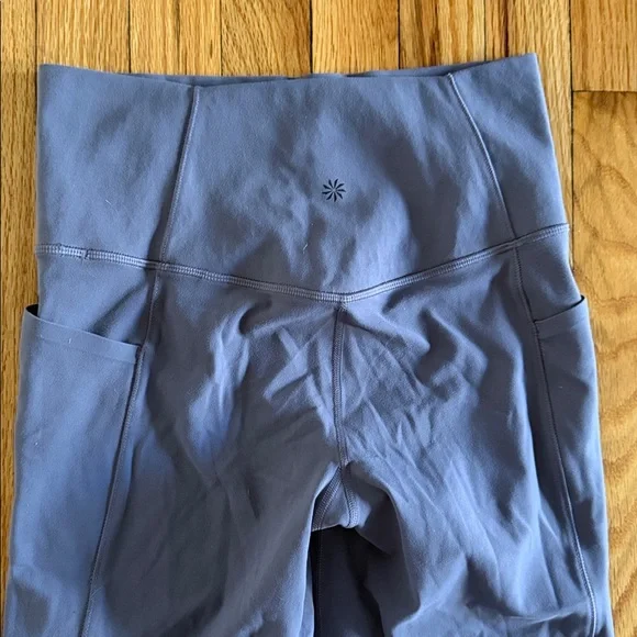Athleta grey purple yoga pants - Picture 9 of 11